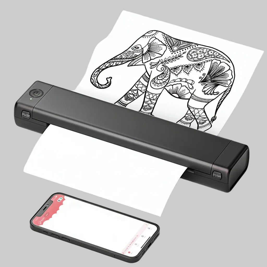 Draagbare Thermische Printer Inktloze Bluetooth Printer Smartphones