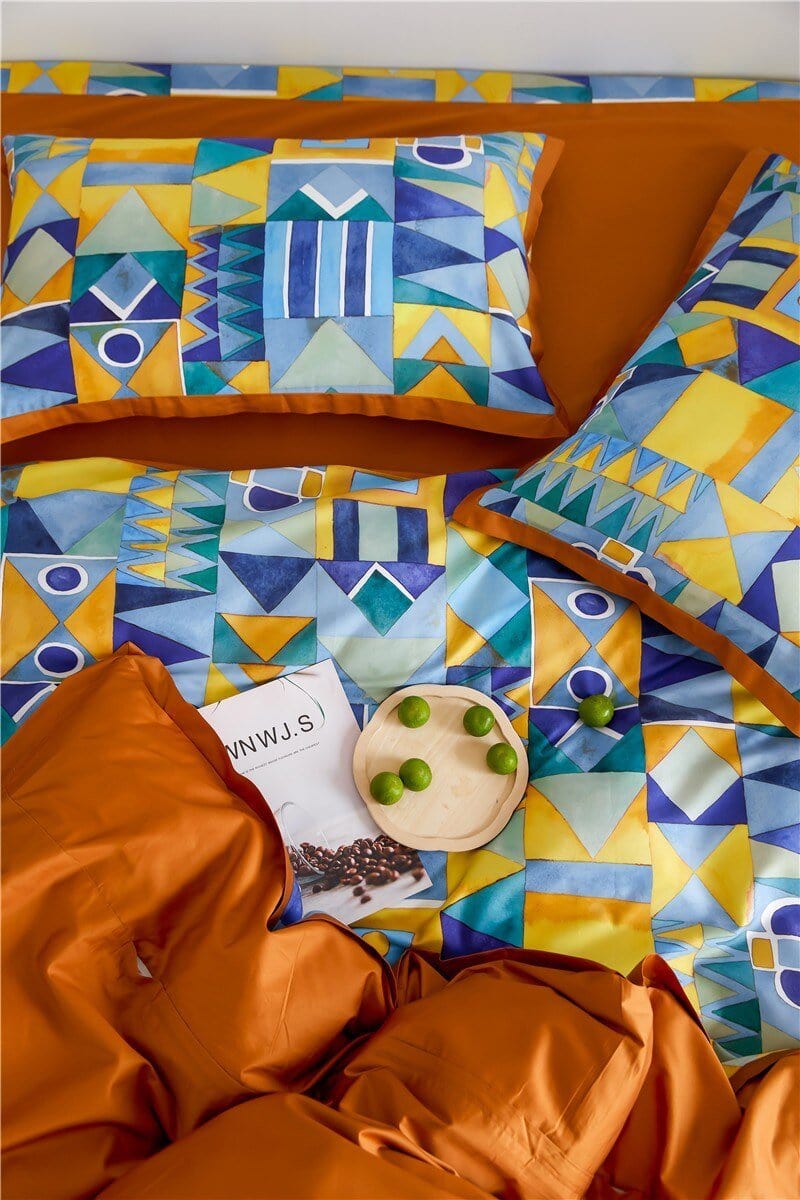 Formas y Colores Vol. 1 Juego de funda nórdica (Algodón Egipcio)