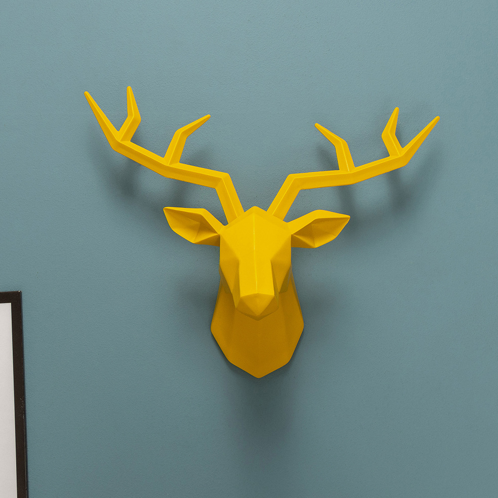 ArtHert - Geometrische Hertenkop Wandsculptuur