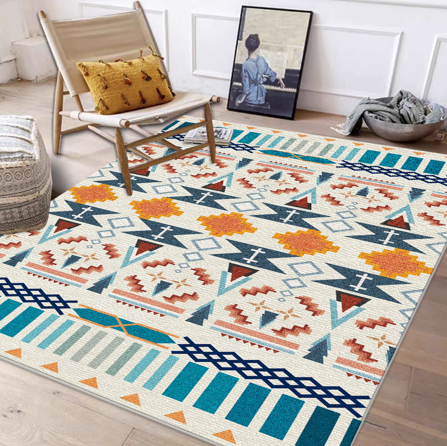 Geometrisch Buitenkleed - Duurzaam PP-materiaal, Voor Alle Seizoenen, Makkelijk Opvouwbaar