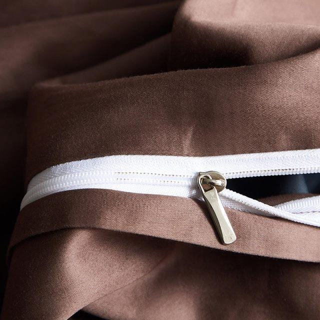 Juego de funda nórdica Cream Visna - Algodón egipcio