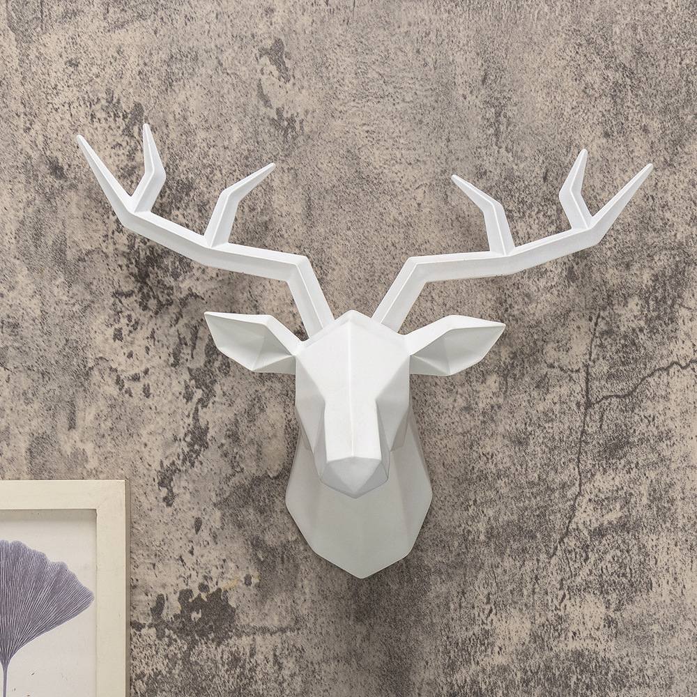 ArtHert - Geometrische Hertenkop Wandsculptuur