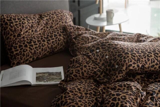 Leo Print Duvet Cover Set - Egyptian Cotton