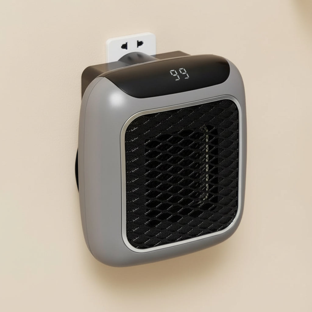 Aquecedor Elétrico Compacto Portátil Aquecimento Rápido Interior