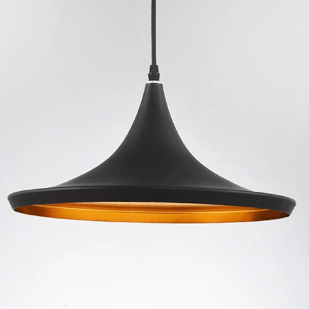 Lampada a sospensione LED industriale nera
