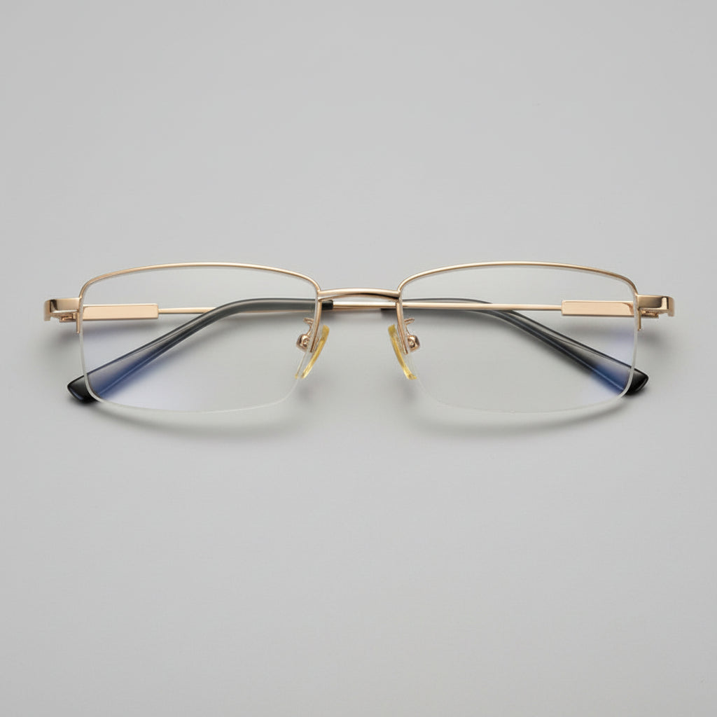 Óculos de leitura progressivos fotocromáticos armação de titânio filtro de luz azul