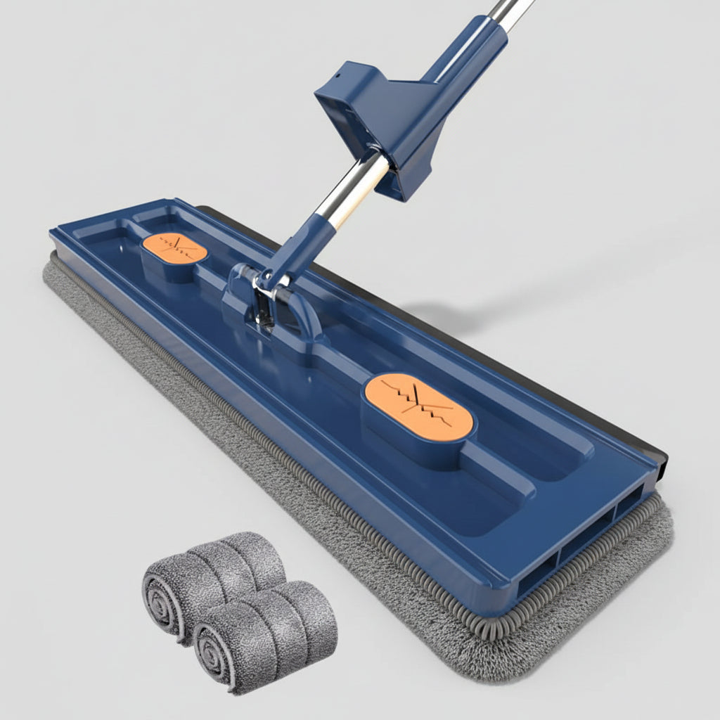 Grande Pano Plano com Cabeça Giratória 360° Almofada de Microfibra