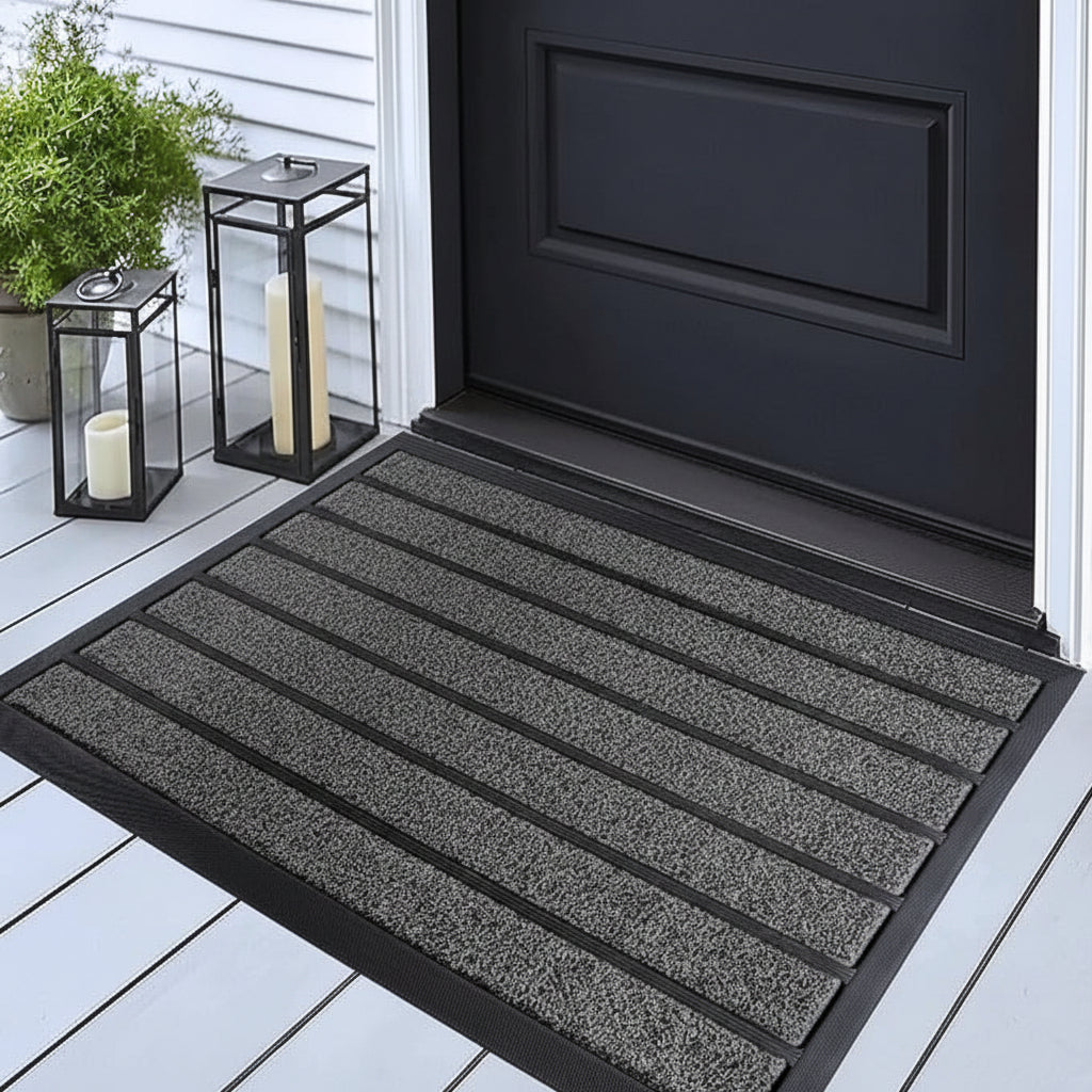 Deurmat Buiten Antislip Vuilvang Gras Rubber Laag Profiel