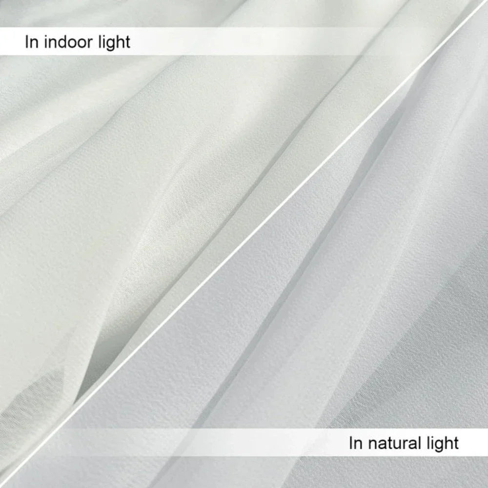 Tala Solide Vlamvertragende Transparante Gordijnen Plissé