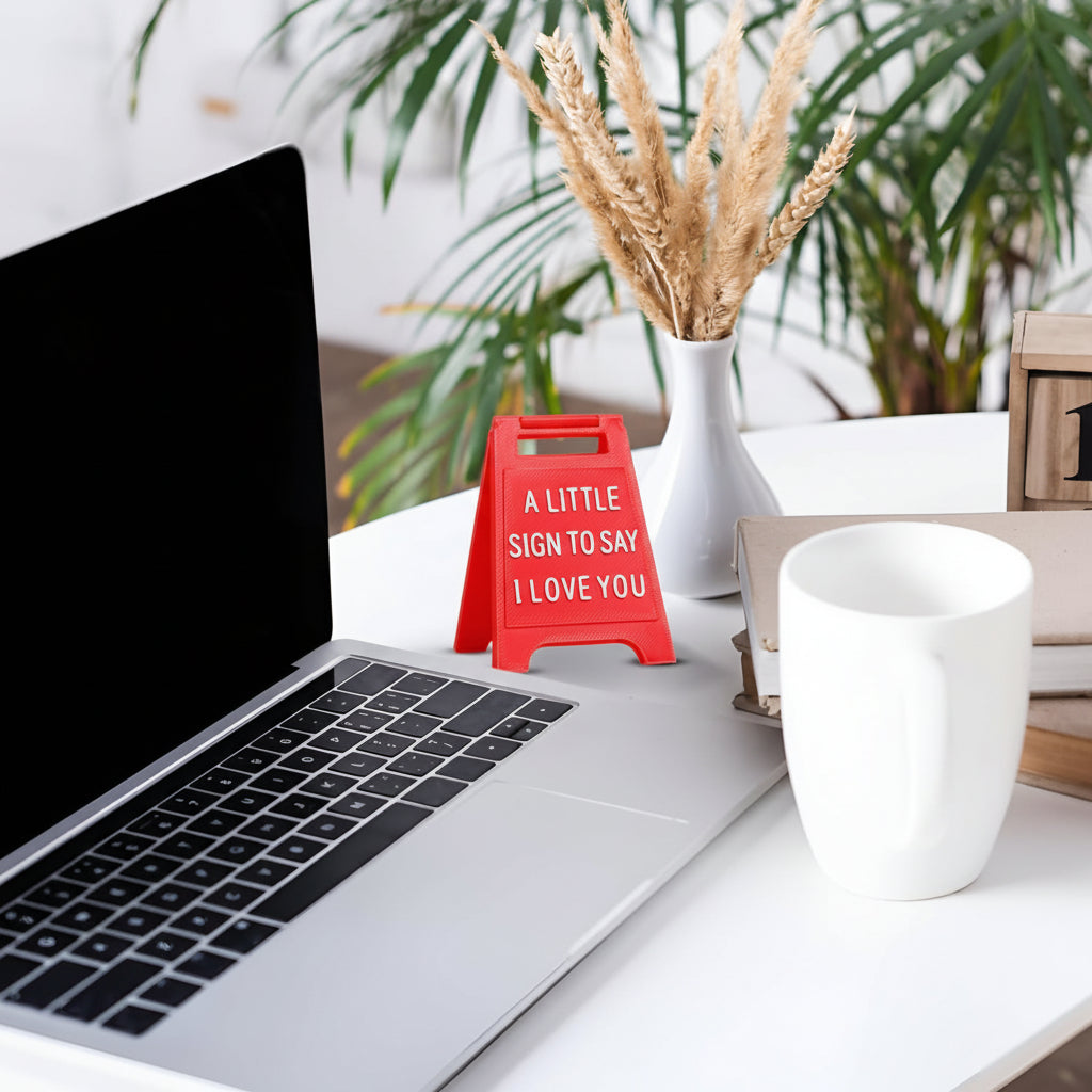 Romantic Mini Plate Love Message Valentine's Day