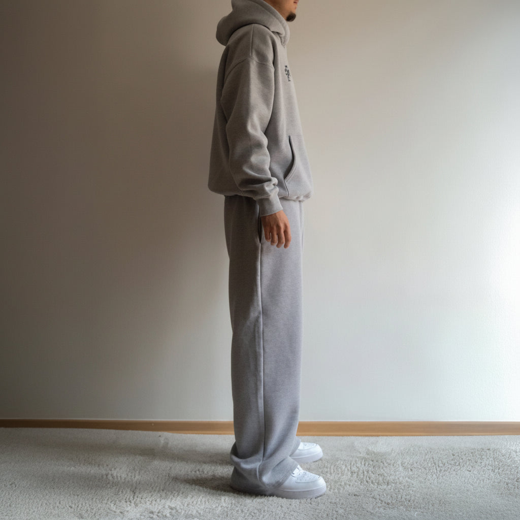 Fato de Treino Homem Confortável Material Macio Conjunto de Duas Peças