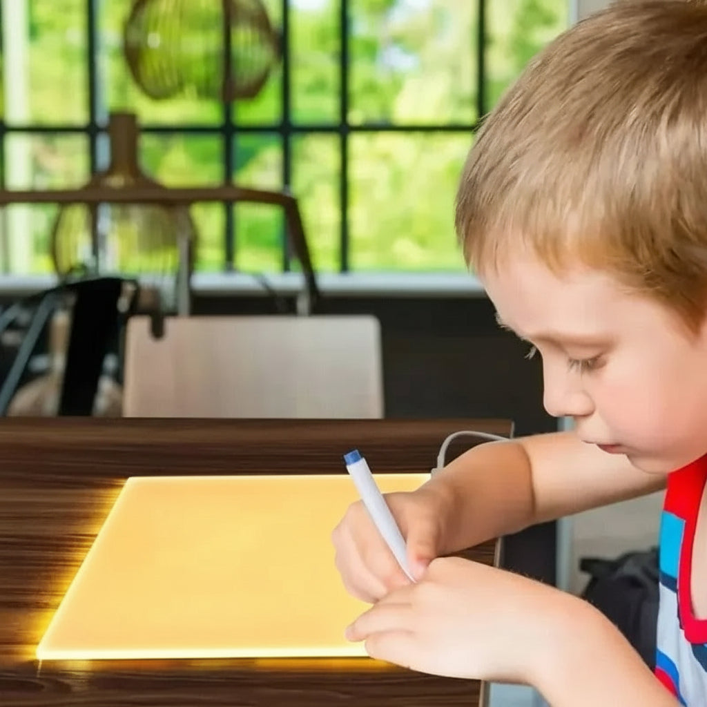 Tekentafel LED Kinder Tekenbord Licht Creatief Spelen
