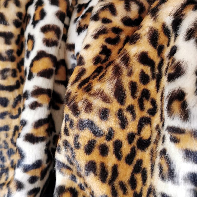 Fine Leopard Faux-Fur Blanket