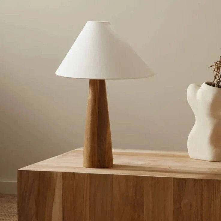 Madera Glow Table Lamp - Rustic Elegance and Ambient Lighting