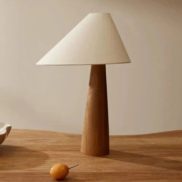 Madera Glow Table Lamp - Rustic Elegance and Ambient Lighting