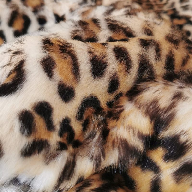 Fine Leopard Faux-Fur Blanket