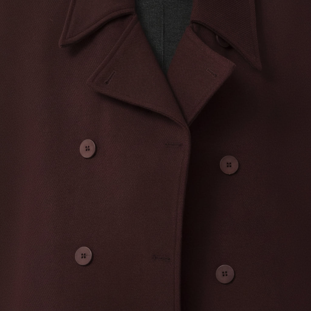 Dames Winterjas Lange Mantel Ceintuur Reverskraag