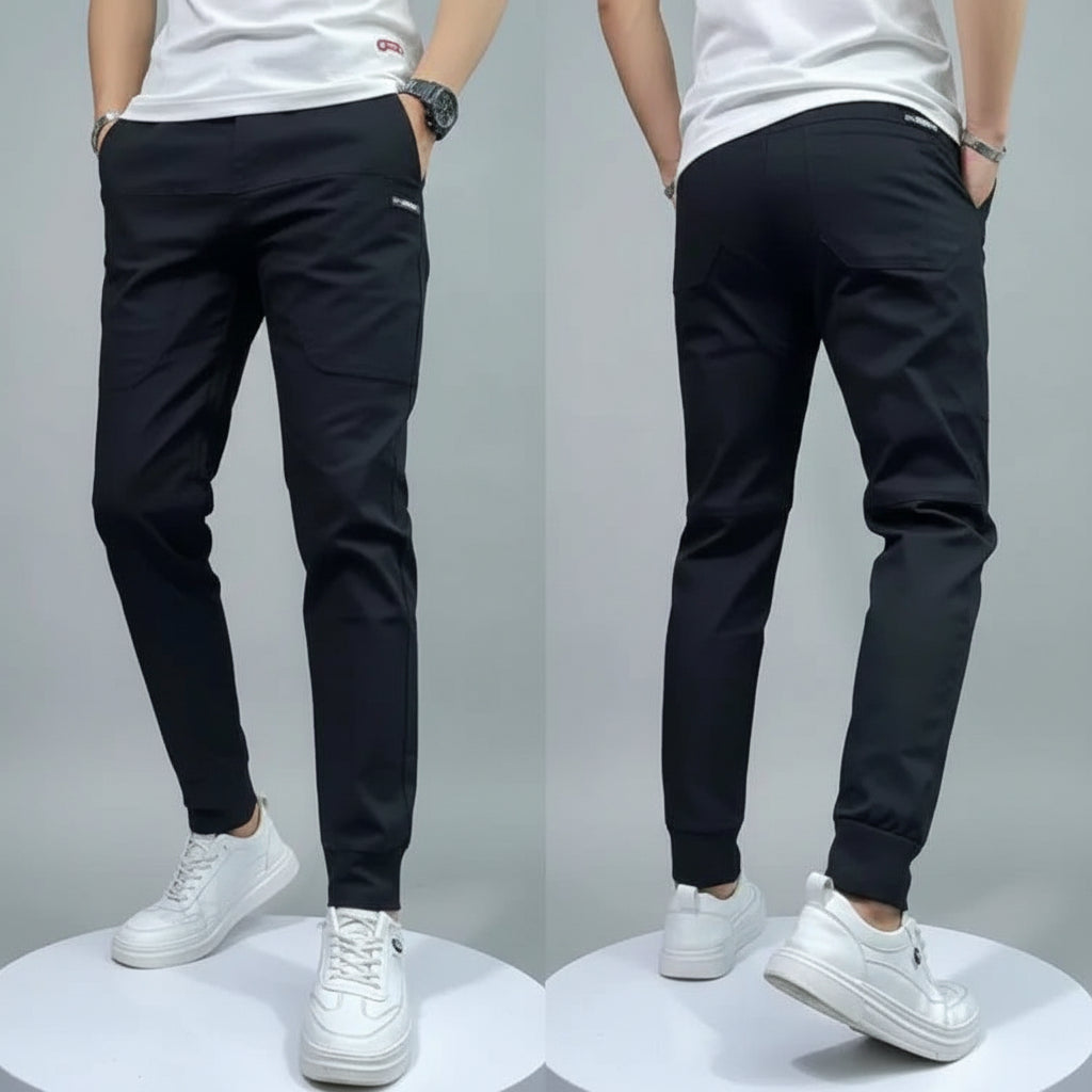 Casual Herenbroeken Meerdere Zakken Stijl Comfort