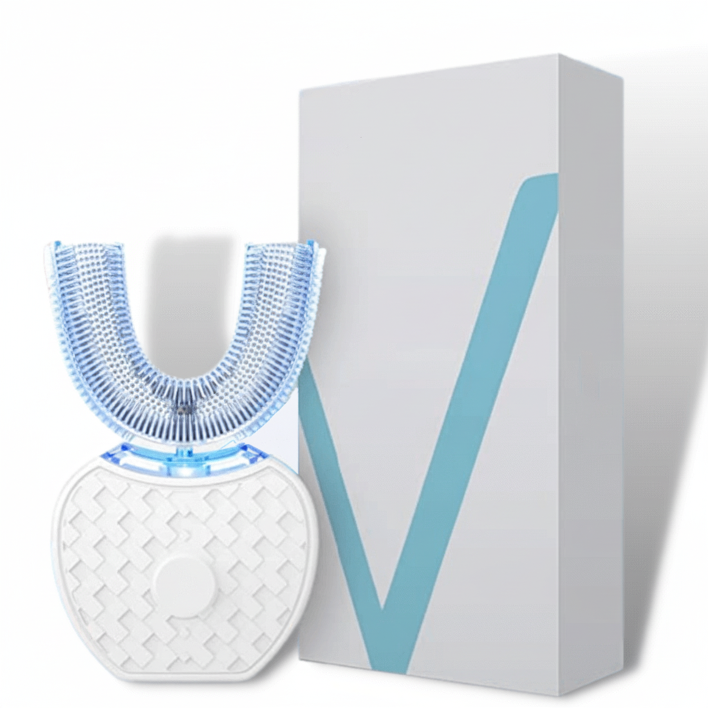 Escova de Dentes Elétrica Ultrassónica Limpeza em U 360 Graus