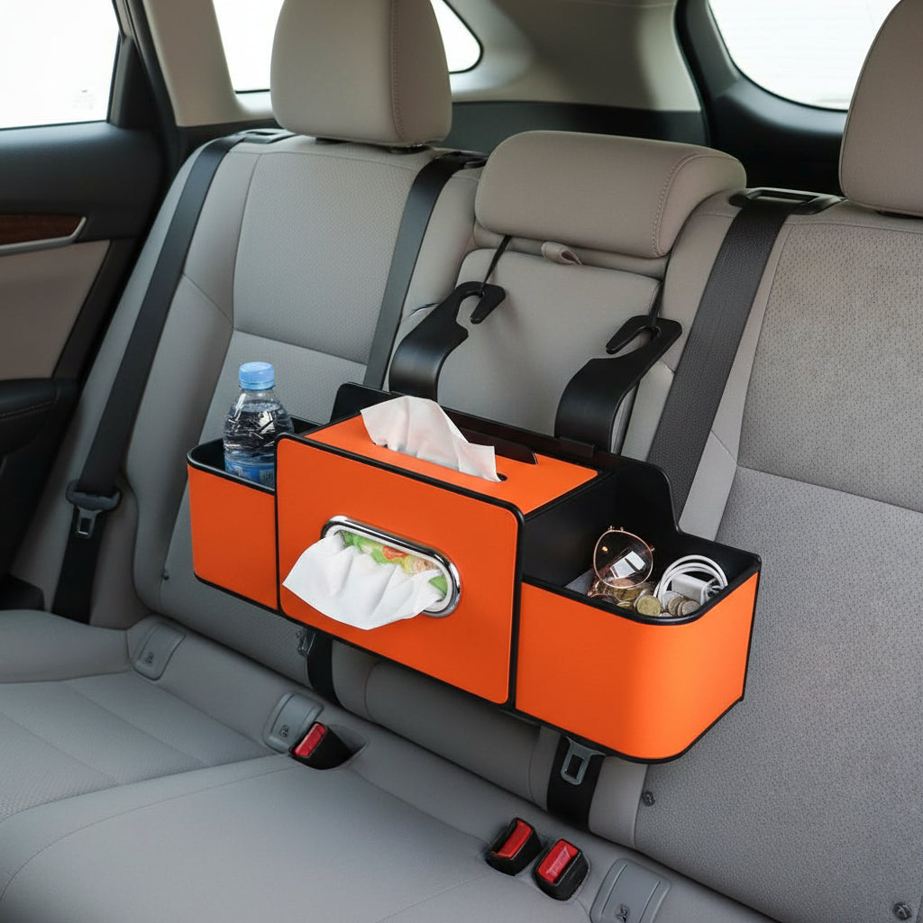 Organizador Automóvel Gancho para Saco Suporte de Lenços para Banco Traseiro