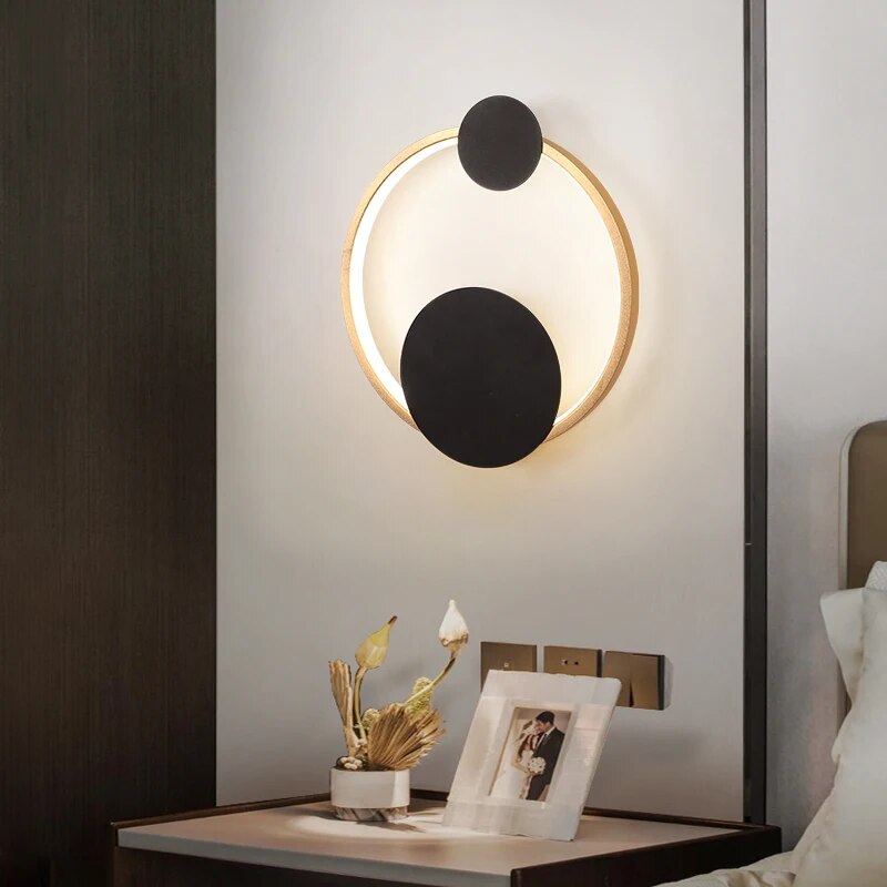 CreativeGlow - Lámpara de pared LED moderna con diseño creativo – Iluminación decorativa
