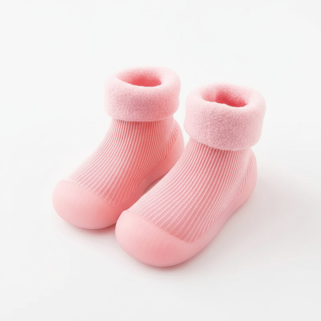 Antislip Sokken Peuters Warme Katoenen Babyschoentjes Eerste Stapjes
