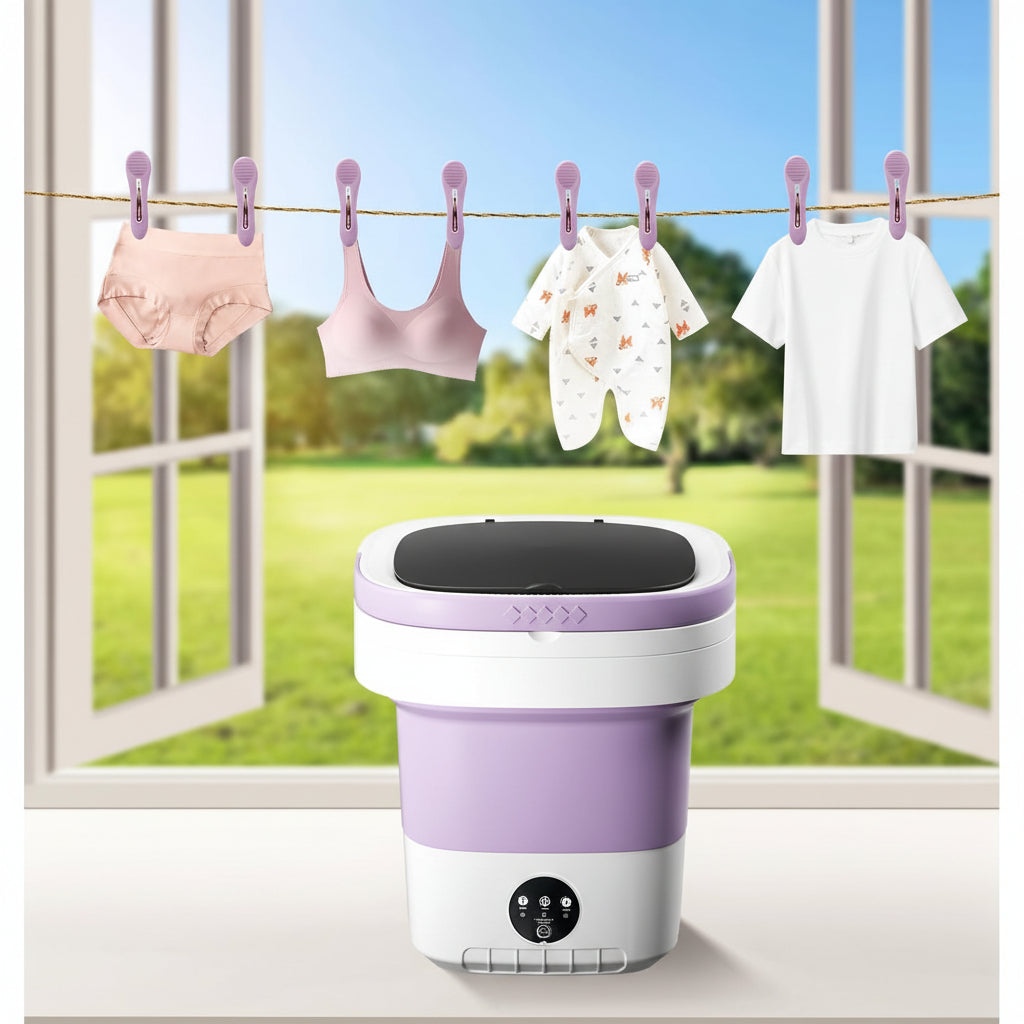 Wasmachine Draagbaar Opvouwbaar Mini Model Reizen Thuis