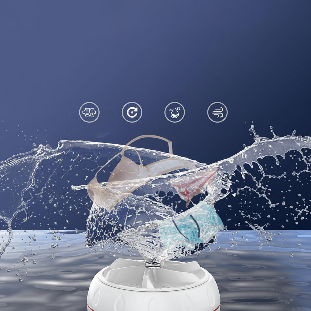 Wasmachine Draagbaar Mini USB Ultrasoon Reizen Appartement