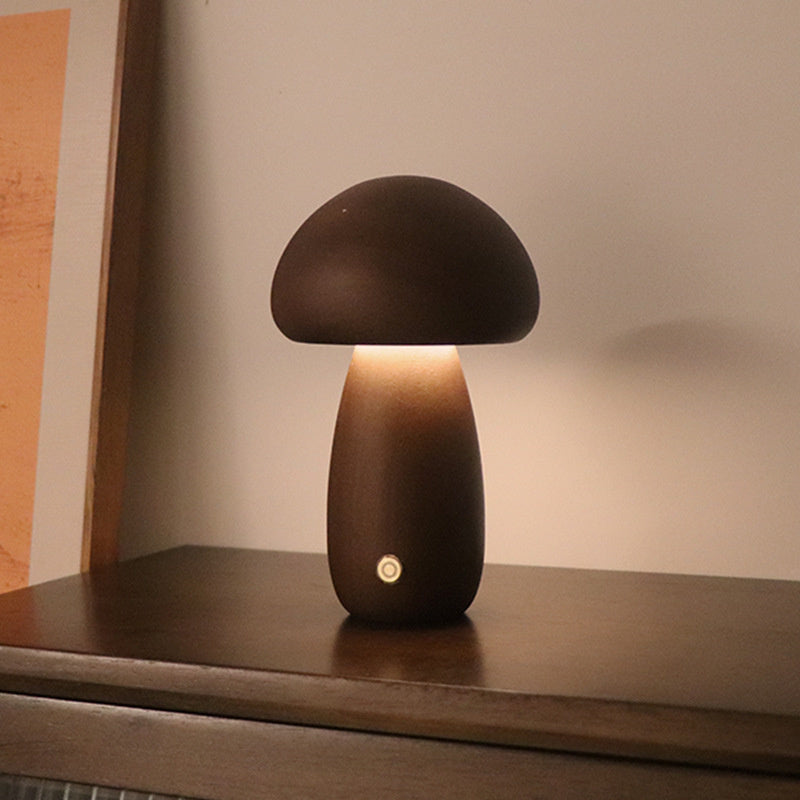 Mini Mushroom Table Lamp with Soft LED Lighting