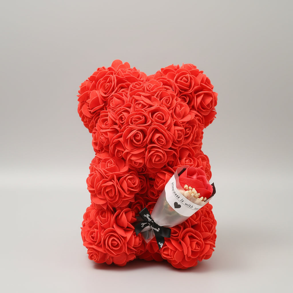Red Roses Bear Perfect Valentine's Day Gift