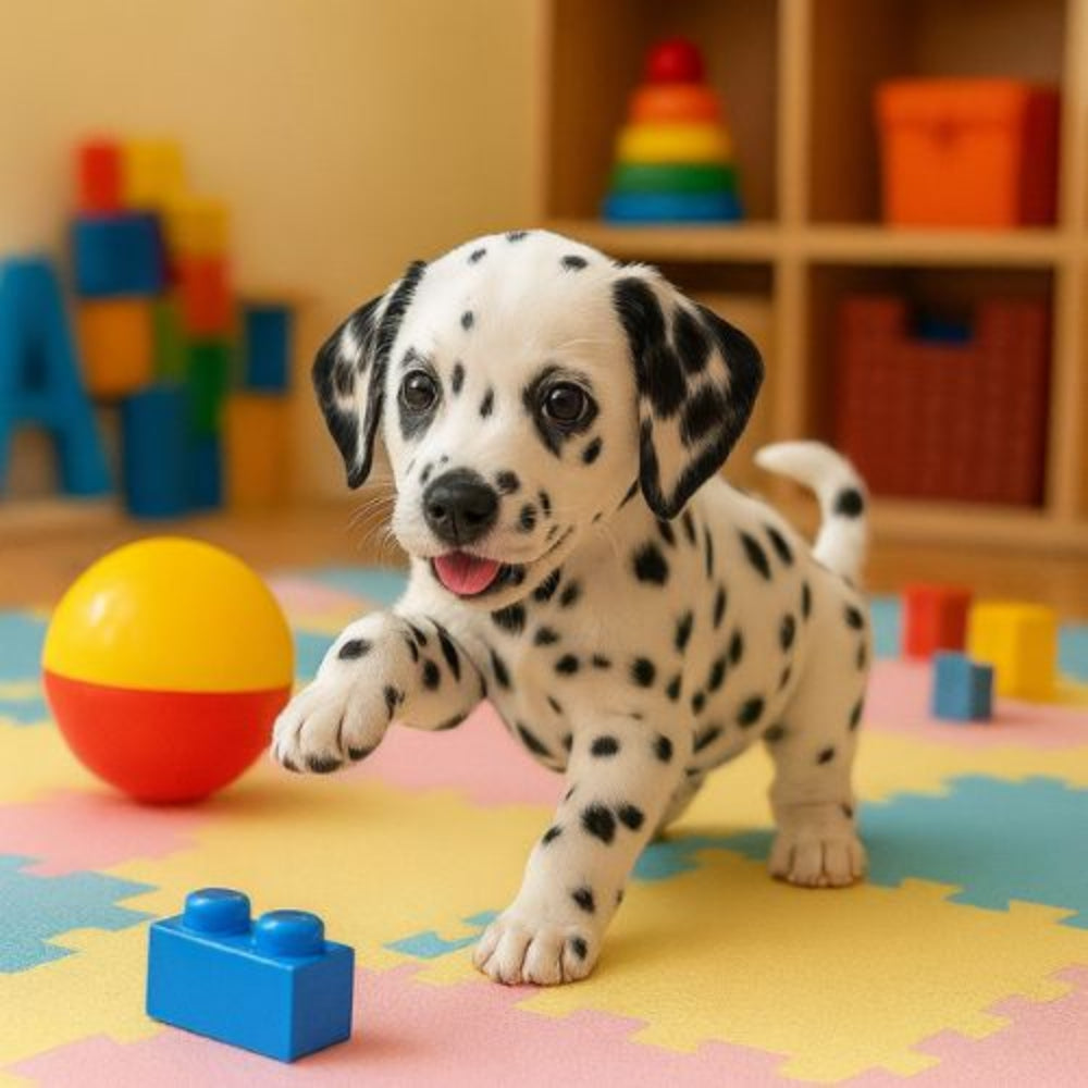 Interactive Plush Dalmatian Robot Puppy – Realistic Walking & Barking Electronic Pet - Image 2