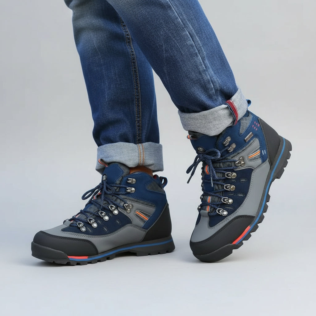 Robust Men's Hiking Shoes Non Slip Sole All Terrain