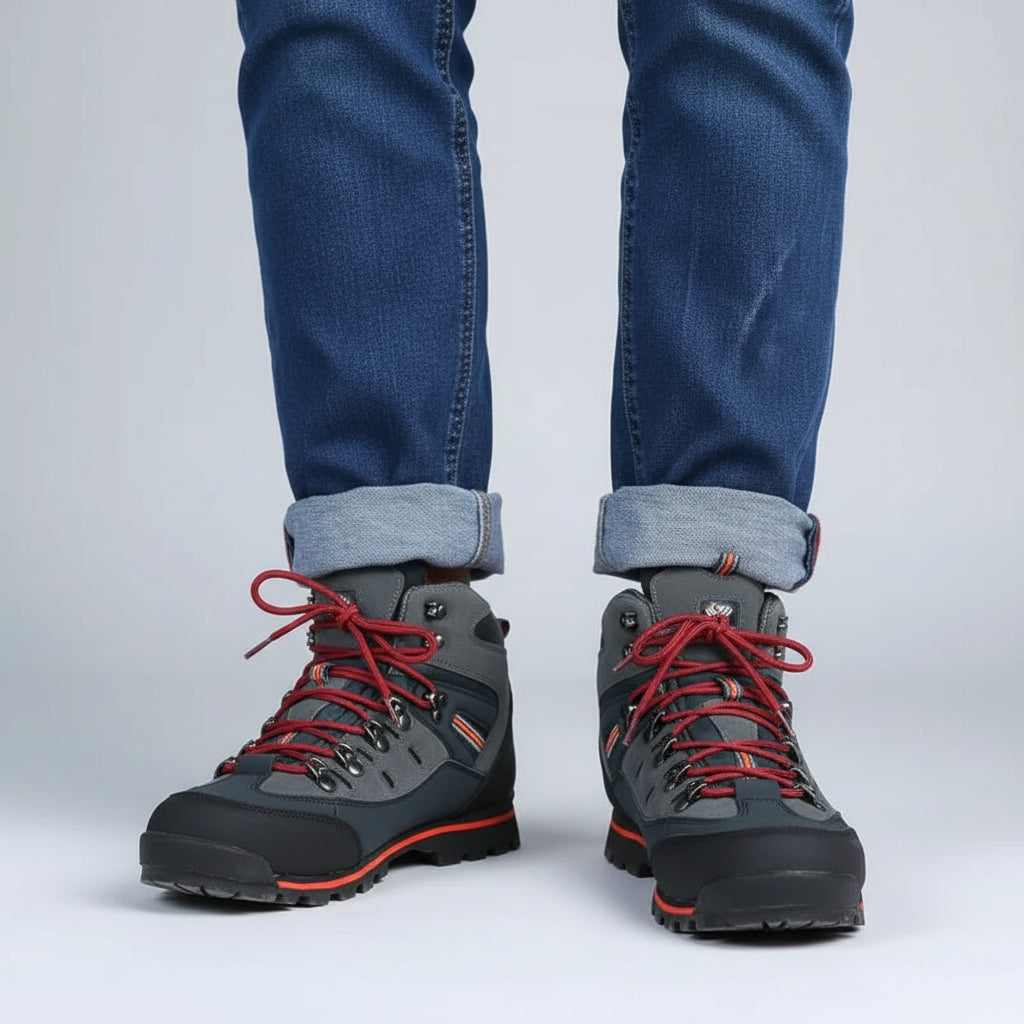 Robust Men's Hiking Shoes Non Slip Sole All Terrain