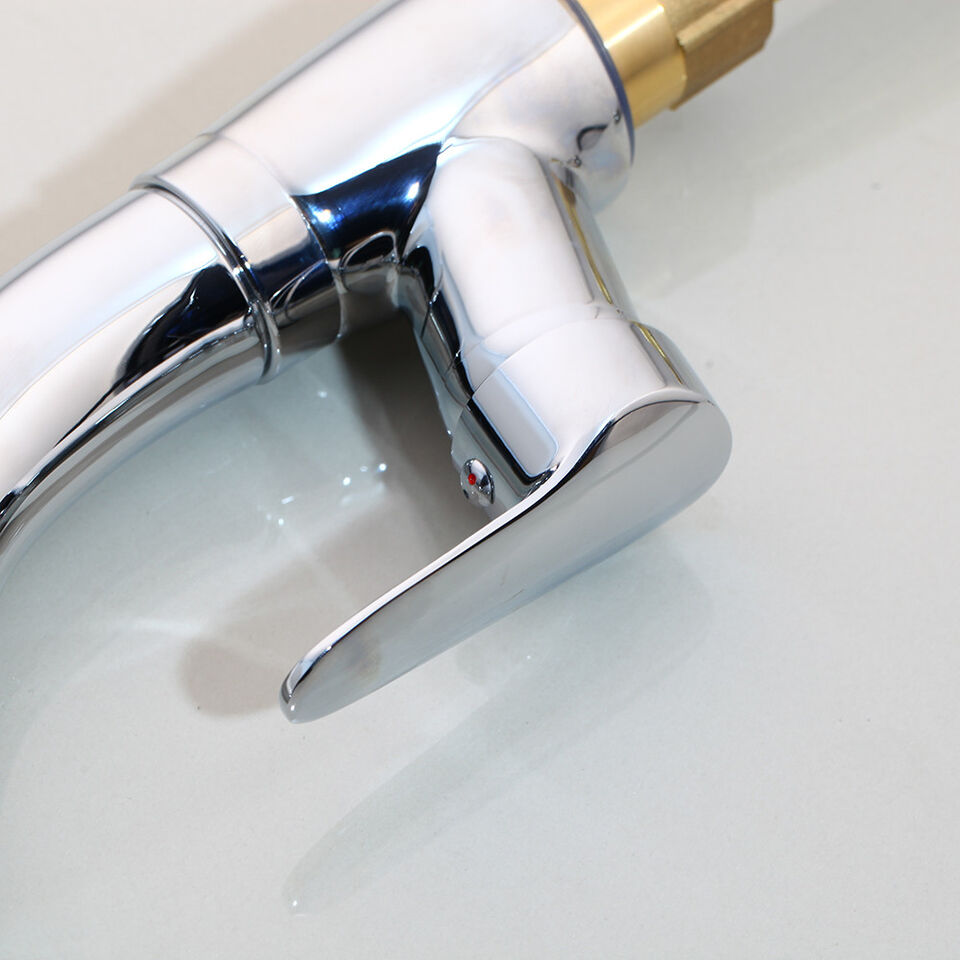 Retractable Lift for the Bathroom Brass Mixer Tap