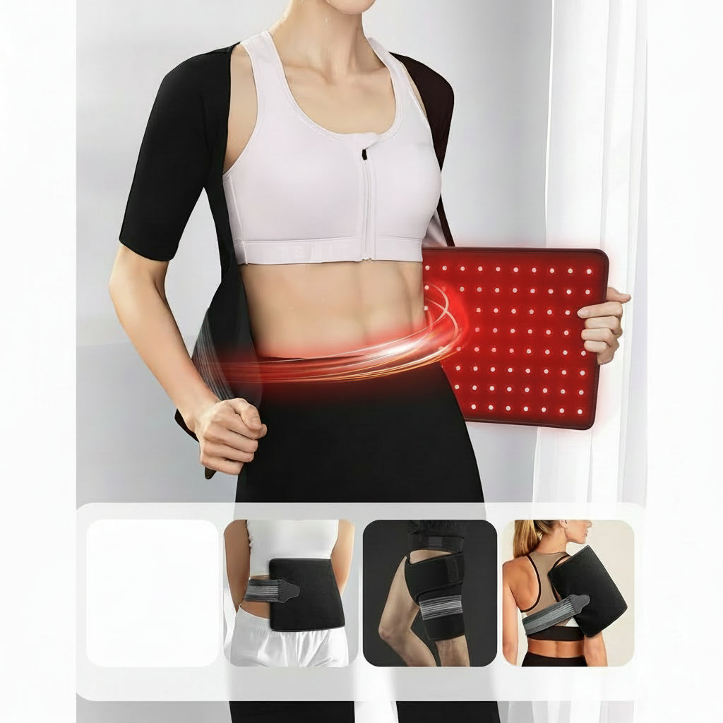 Red Light Therapy Lamp Full Body 5 Levels Timer Settings