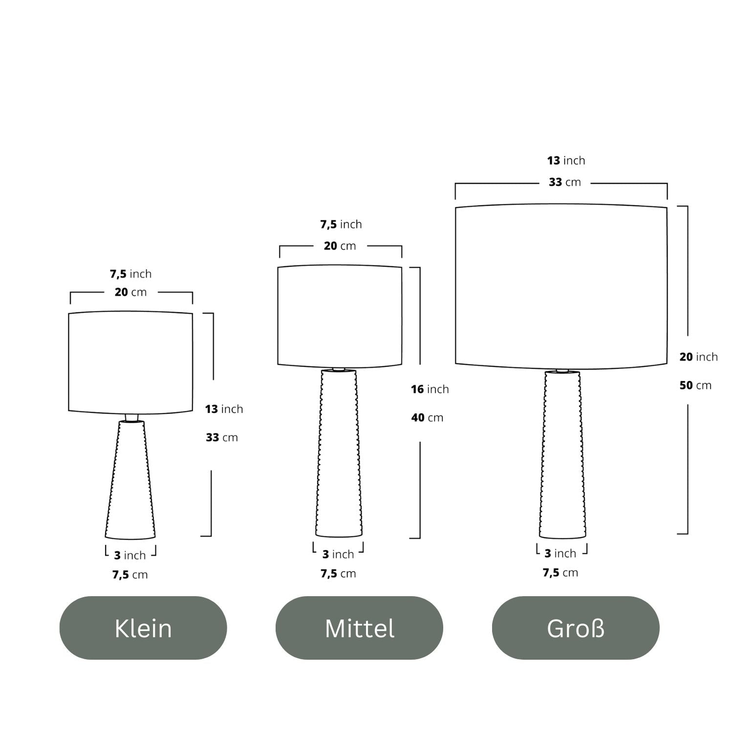 NordicGlow - Houten Tafellamp met Geplooide Voet en Stoffen Kap