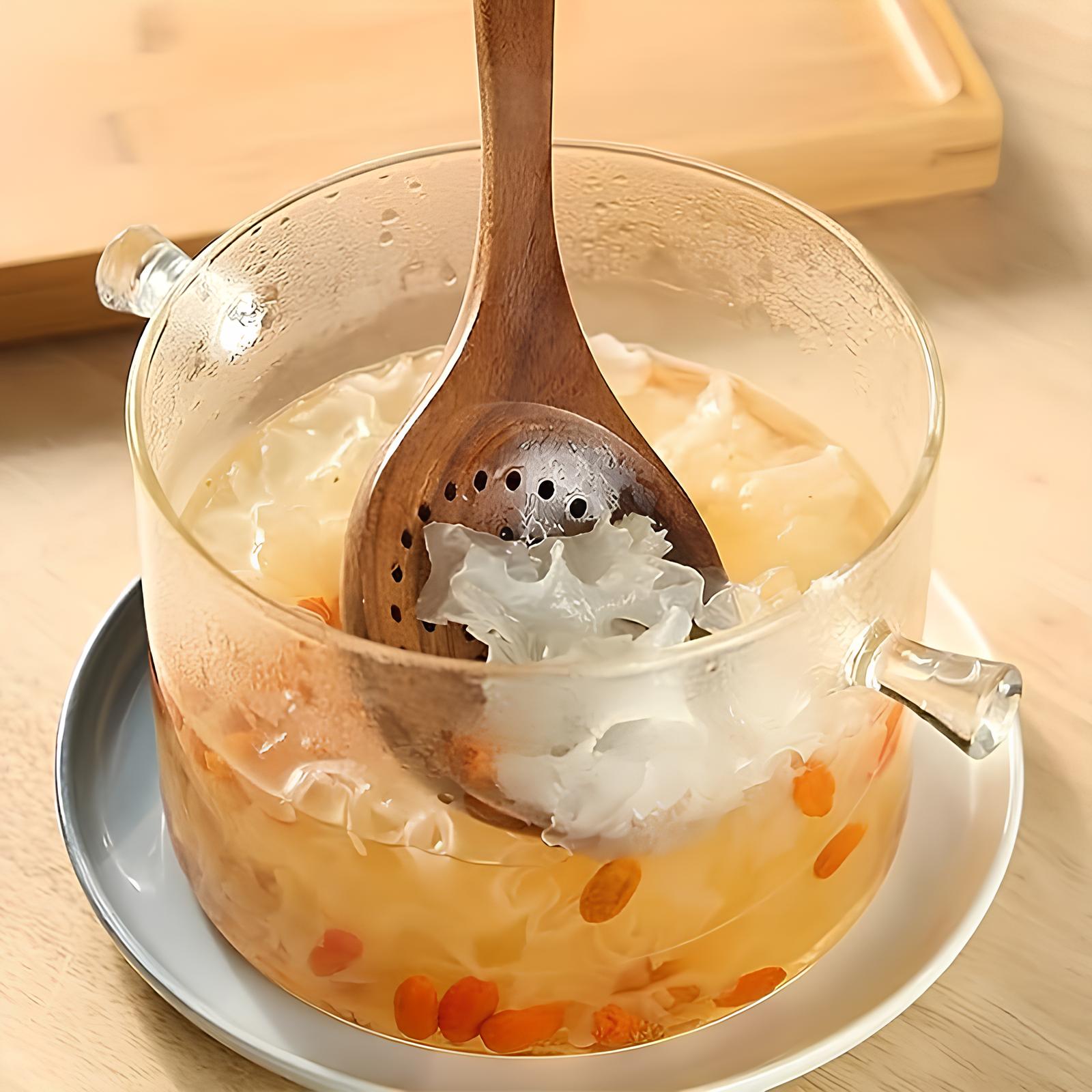 Keukengerei Set Houten Kooklepels Natuurlijk Teak Dagelijks Koken