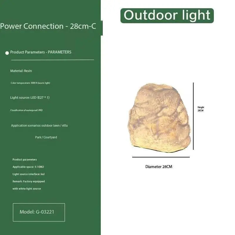 Garden Stone Outdoor Lamp