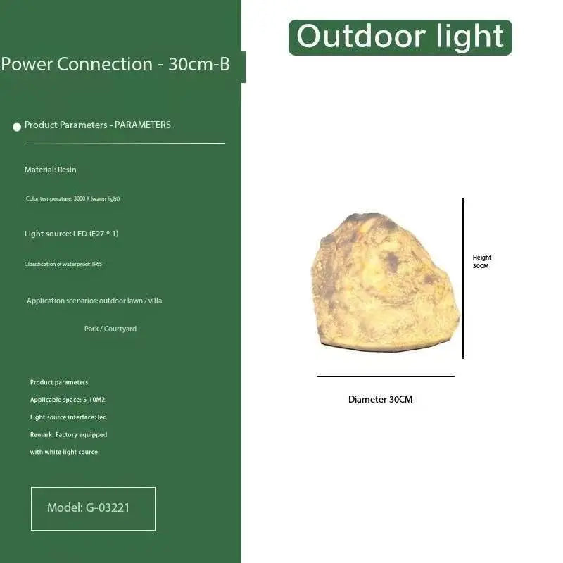 Garden Stone Outdoor Lamp
