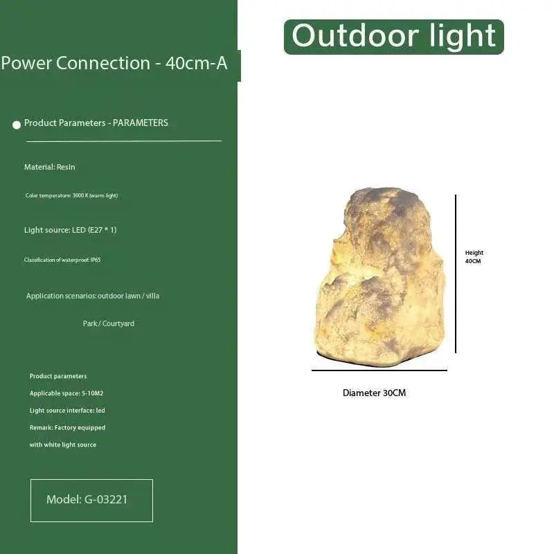 Garden Stone Outdoor Lamp