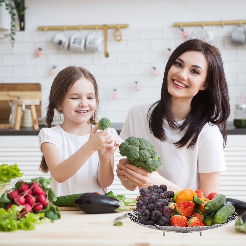 Vouwbare Stoommand Potten Verstelbare Stoomrek Koken