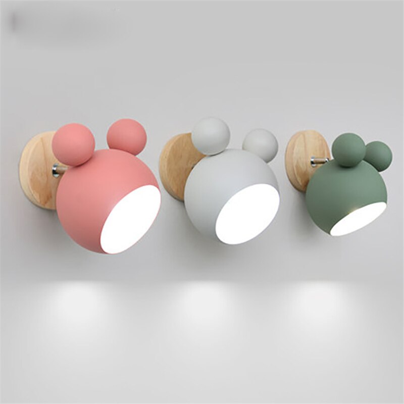 Lampada da parete LED nordica per cameretta bambini