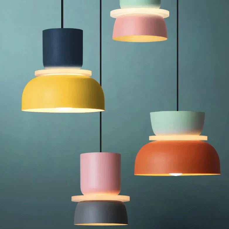 Hanglamp in Noordse Macaron-stijl