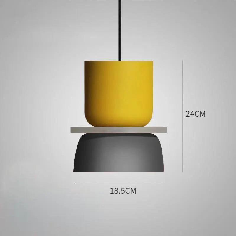 Hanglamp in Noordse Macaron-stijl