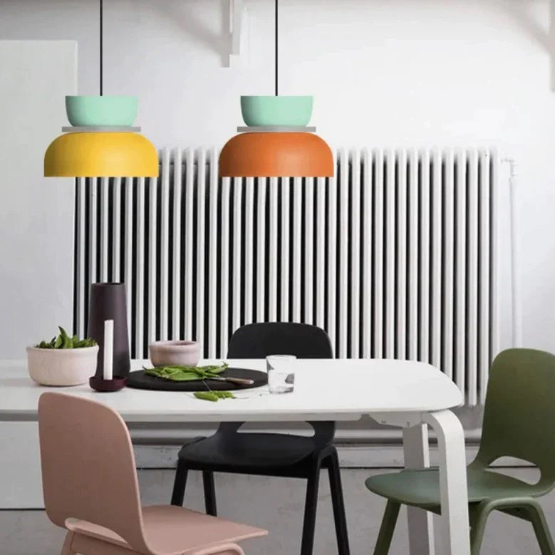 Hanglamp in Noordse Macaron-stijl