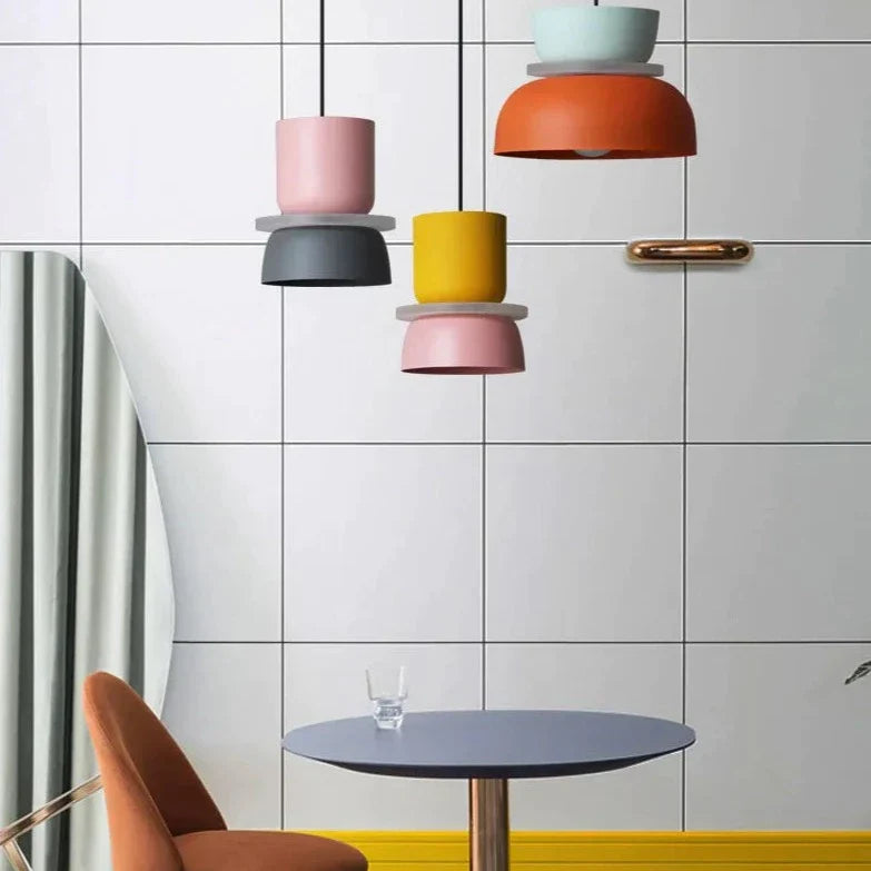 Hanglamp in Noordse Macaron-stijl