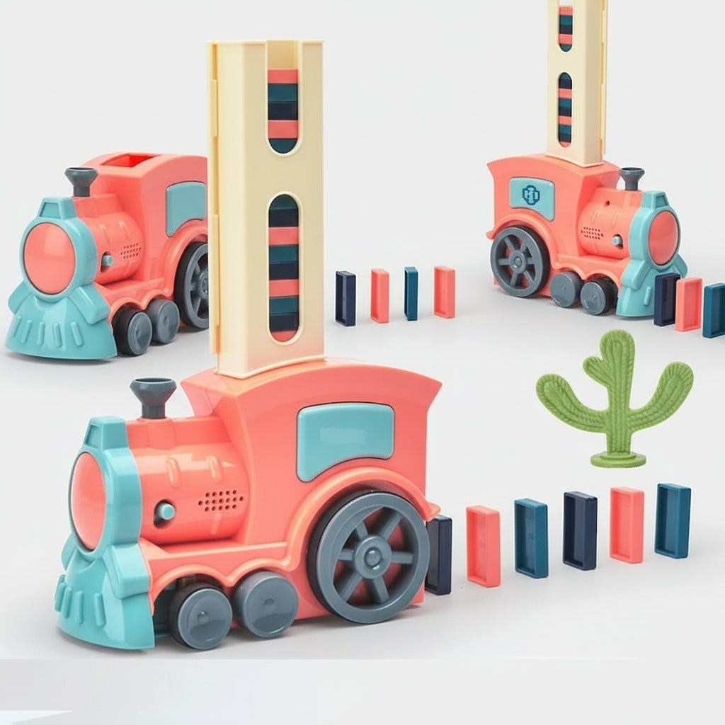 Speelgoed Trein Educatief Dominostenen Creatief Kinderspel