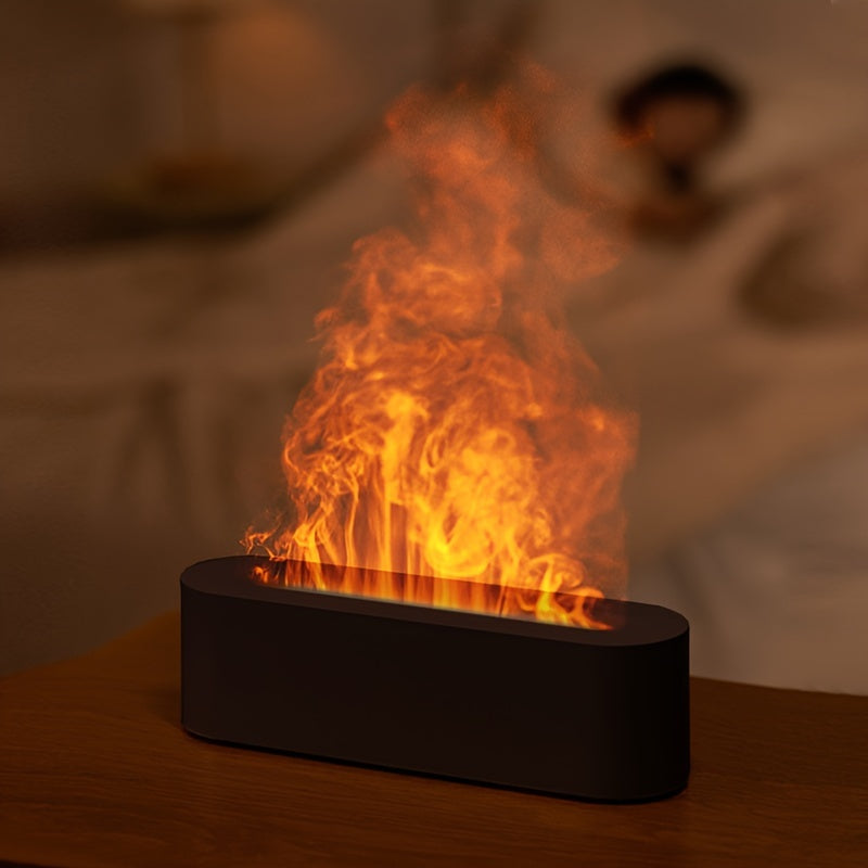 FlameGlow - USB Aromalamp met Vlam Effect en RGB Verlichting