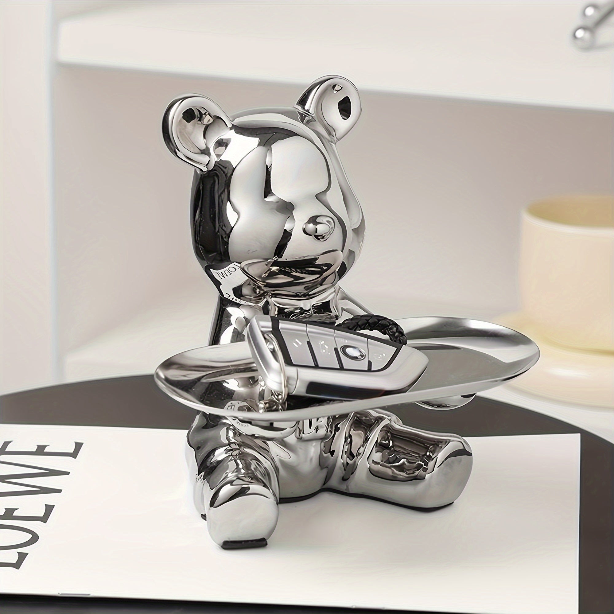 CeramiBear - Keramische Beer & Konijn Decoratief Dienblad