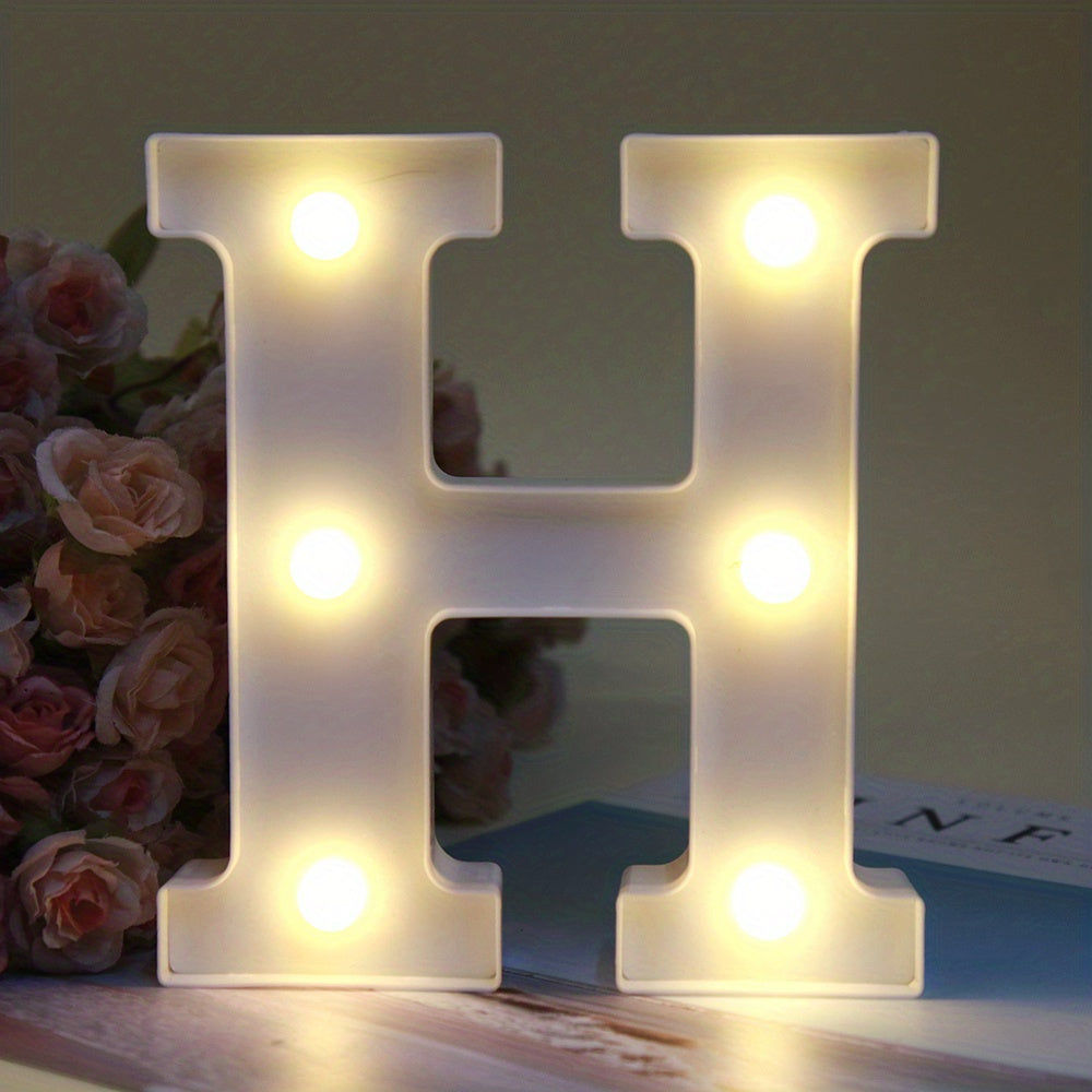 AlphaGlow - LED Decoratieve Letterlamp met Batterijvoeding